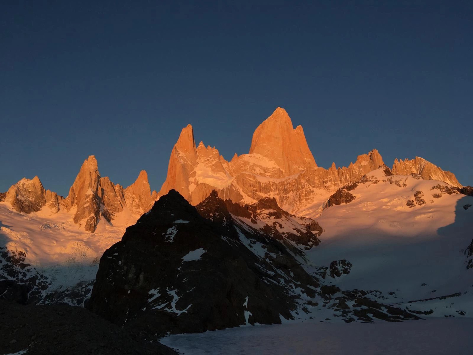 Alpenglow on Fitz Roy